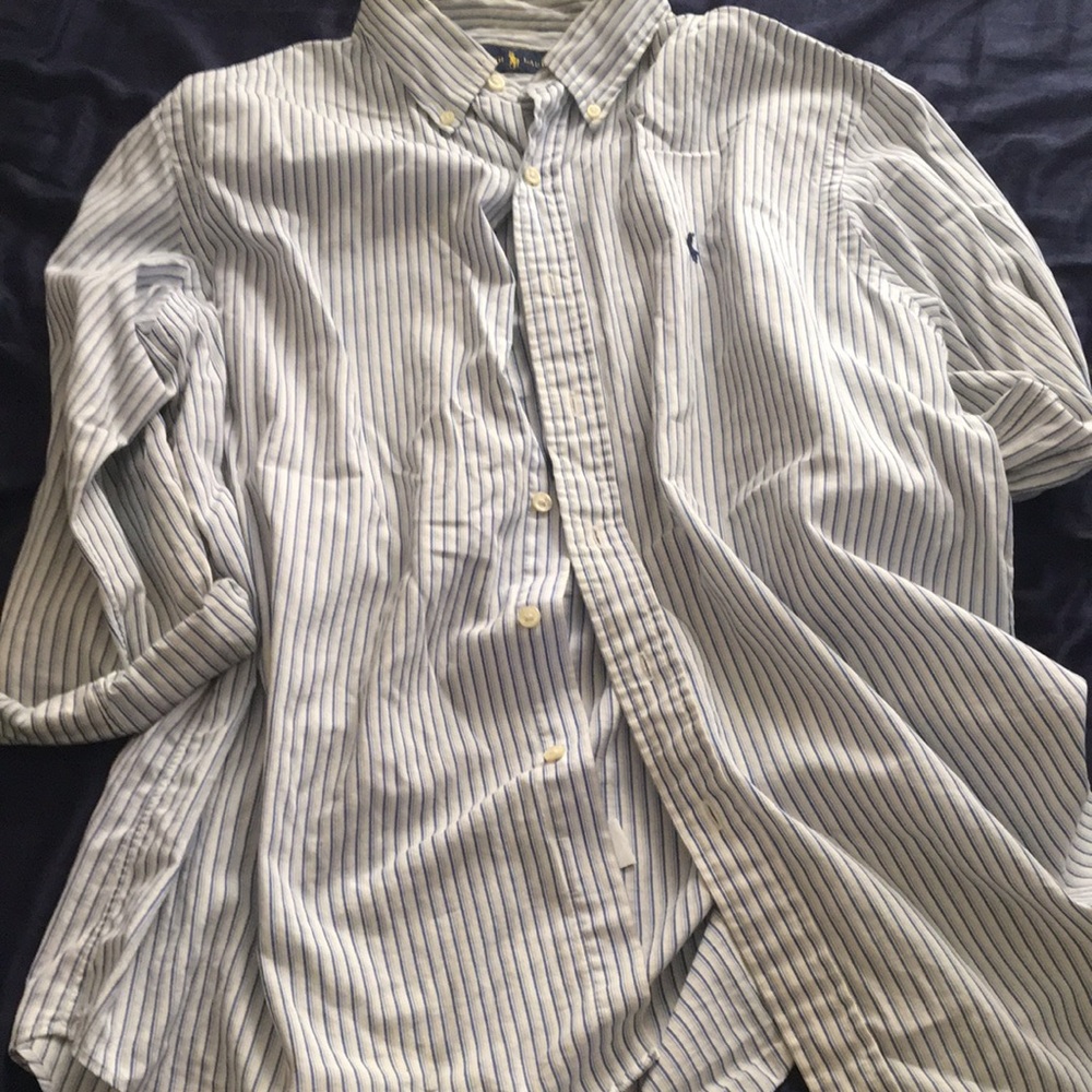 Ralph Lauren polo men’s striped button up